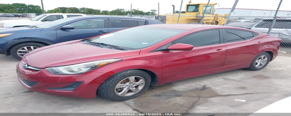 5NPDH4AE3EH541338 2014 HYUNDAI ELANTRA photo no. 2