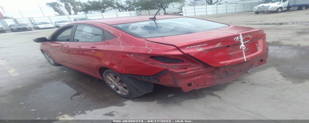 KMHCU4AE3EU627287 2014 HYUNDAI ACCENT photo no. 3