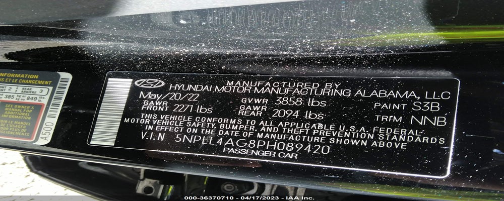 5NPLL4AG8PH089420 2023 HYUNDAI ELANTRA photo no. 9