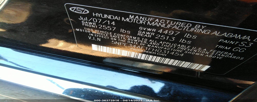 5NPE34AF1FH031454 2015 HYUNDAI SONATA photo no. 9