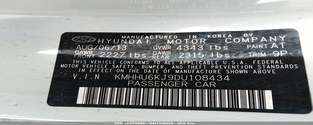 KMHHU6KJ9DU108434 2013 HYUNDAI GENESIS COUPE photo no. 9