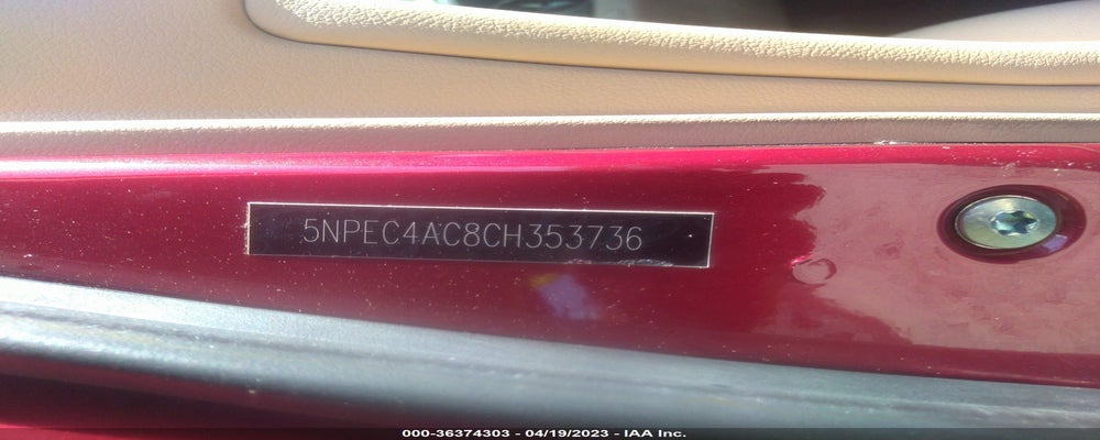 5NPEC4AC8CH353736 2012 HYUNDAI SONATA photo no. 9