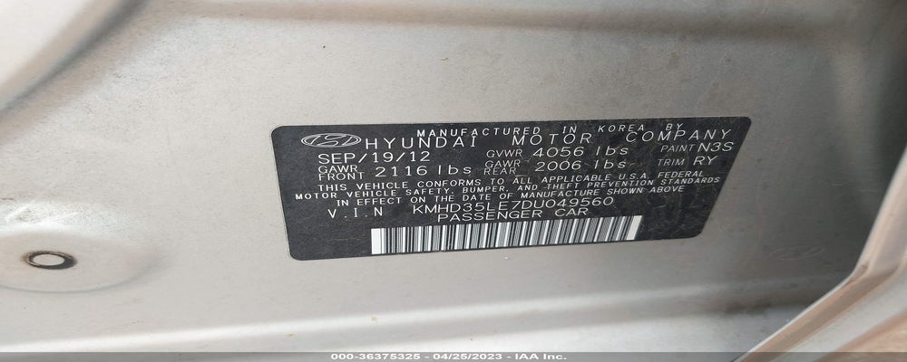KMHD35LE7DU049560 2013 HYUNDAI ELANTRA GT photo no. 9