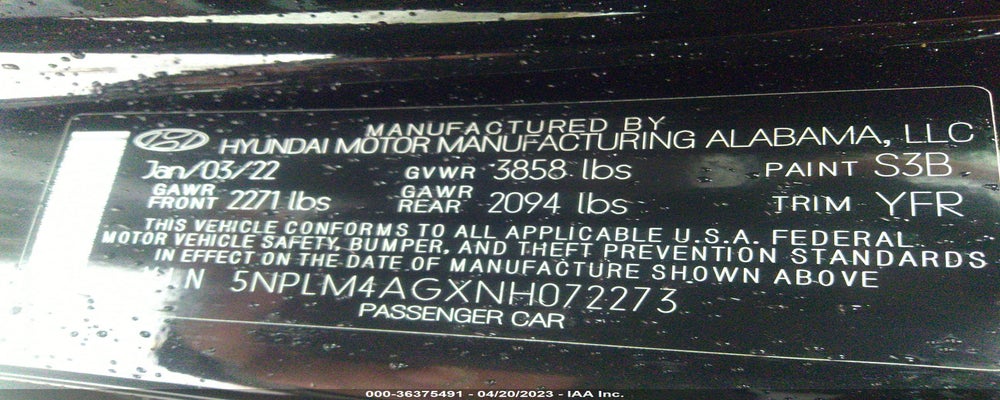 5NPLM4AGXNH072273 2022 HYUNDAI ELANTRA photo no. 9
