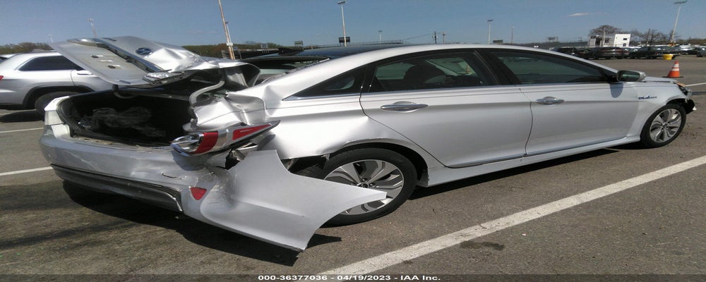 KMHEC4A47EA110420 2014 HYUNDAI SONATA HYBRID photo no. 4