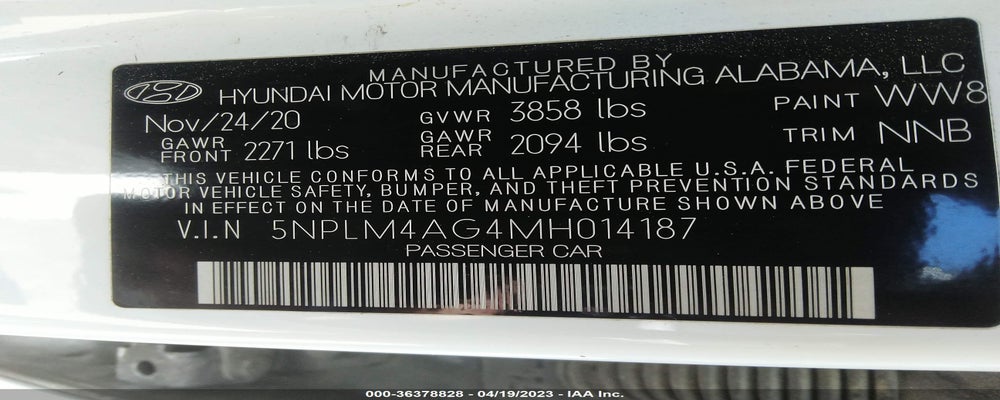 5NPLM4AG4MH014187 2021 HYUNDAI ELANTRA photo no. 9