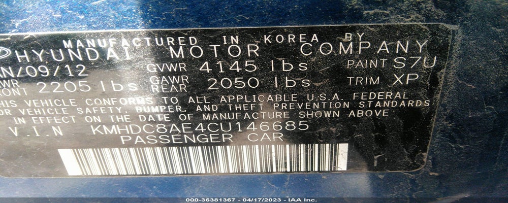 KMHDC8AE4CU146685 2012 HYUNDAI ELANTRA TOURING photo no. 9