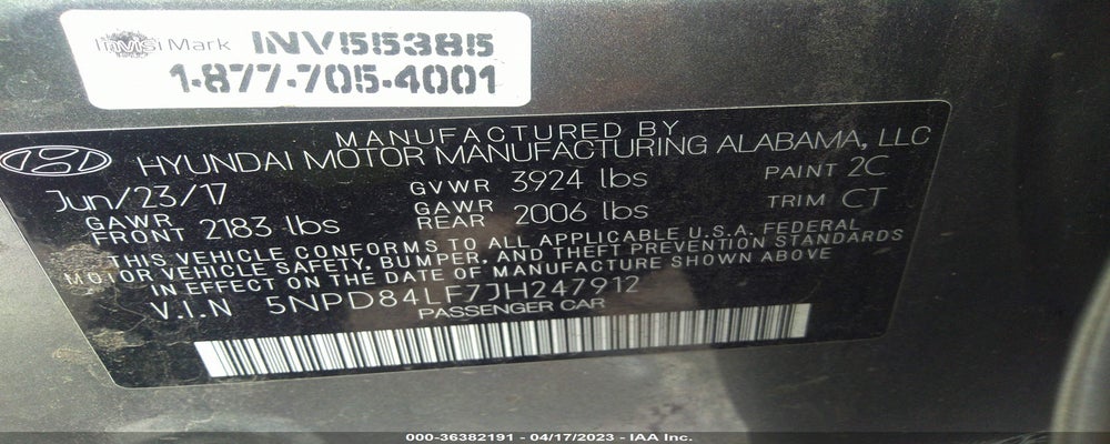 5NPD84LF7JH247912 2018 HYUNDAI ELANTRA photo no. 9