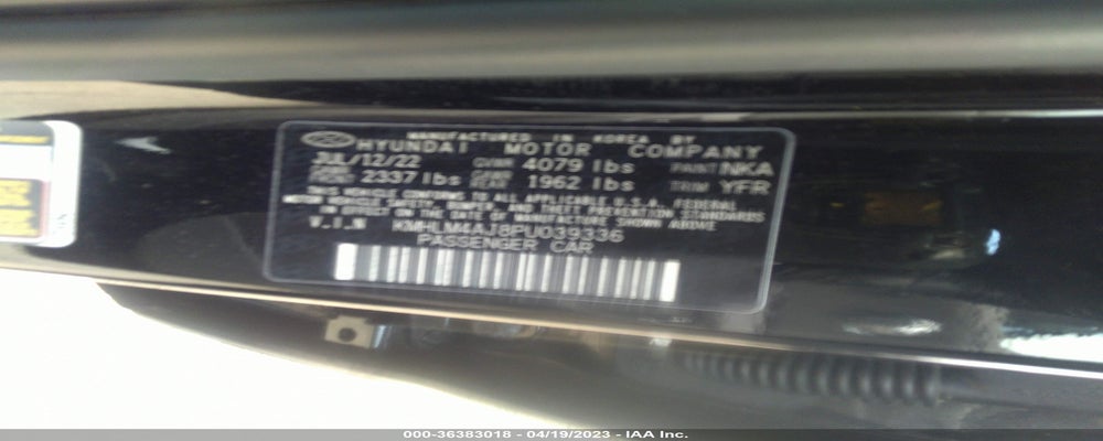 KMHLM4AJ8PU039336 2023 HYUNDAI ELANTRA photo no. 9