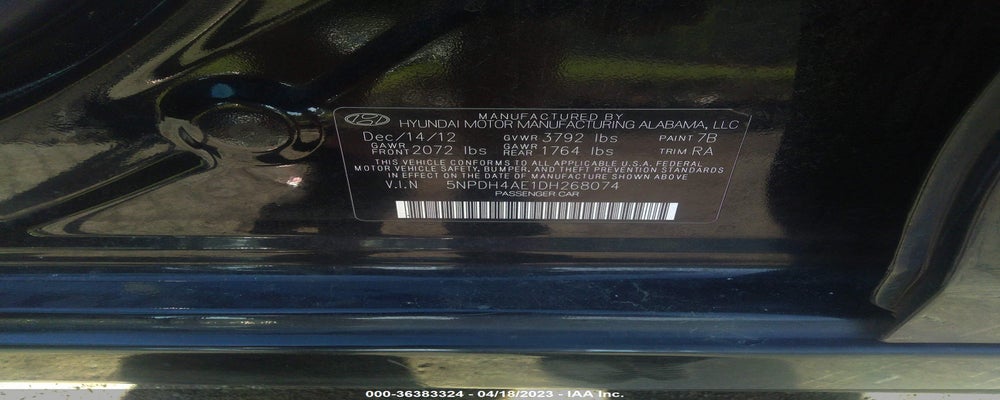5NPDH4AE1DH268074 2013 HYUNDAI ELANTRA photo no. 9