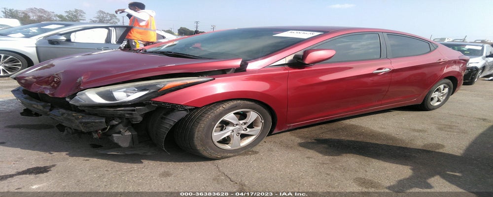 5NPDH4AE4EH513872 2014 HYUNDAI ELANTRA photo no. 2