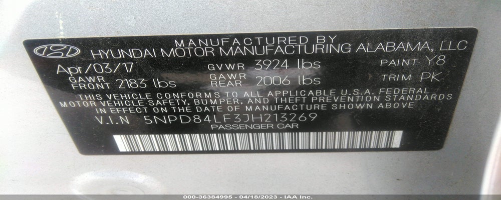 5NPD84LF3JH213269 2018 HYUNDAI ELANTRA photo no. 9