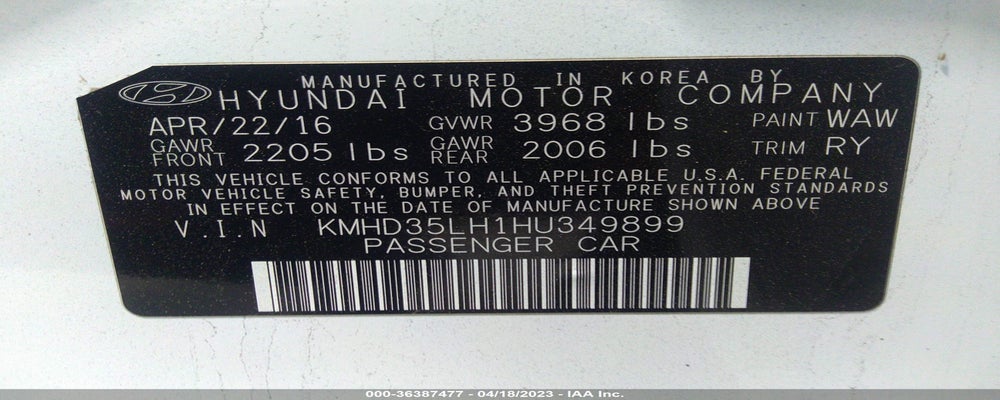 KMHD35LH1HU349899 2017 HYUNDAI ELANTRA GT photo no. 9