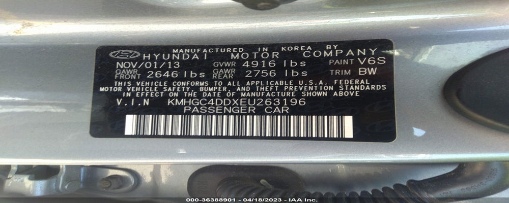 KMHGC4DDXEU263196 2014 HYUNDAI GENESIS photo no. 9