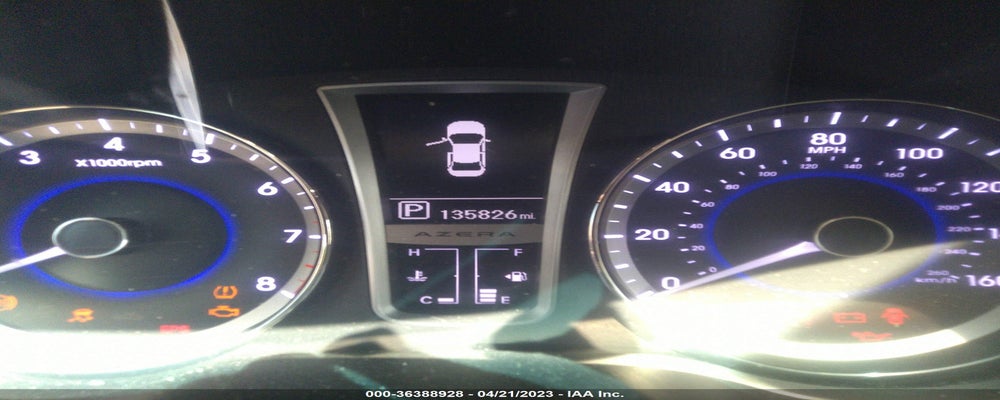 KMHFH4JG8CA161650 2012 HYUNDAI AZERA photo no. 7