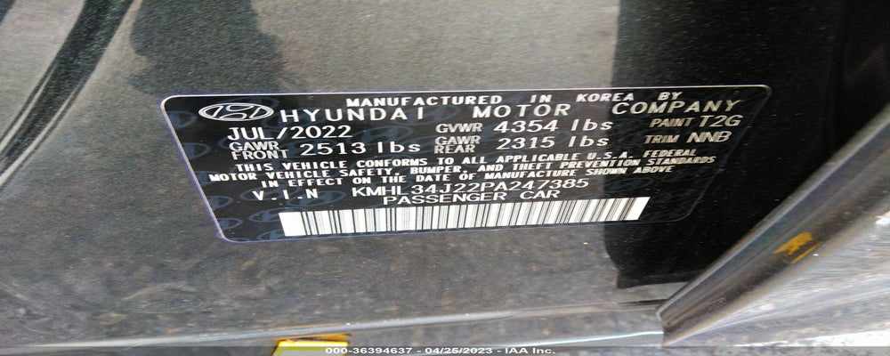KMHL34J22PA247385 2023 HYUNDAI SONATA photo no. 9