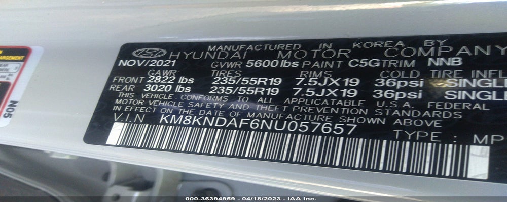 KM8KNDAF6NU057657 2022 HYUNDAI IONIQ 5 photo no. 9