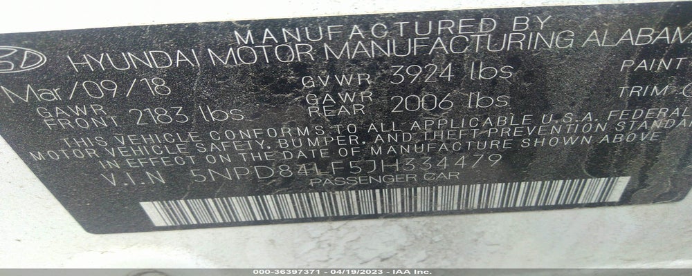 5NPD84LF5JH334479 2018 HYUNDAI ELANTRA photo no. 9