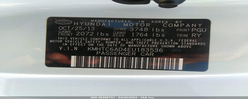 KMHTC6AD4EU183536 2014 HYUNDAI VELOSTER photo no. 9