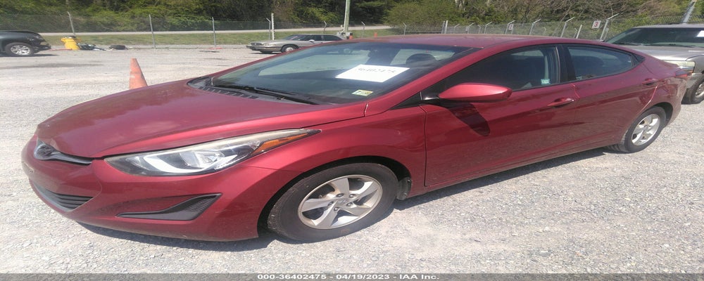 5NPDH4AE1EH477252 2014 HYUNDAI ELANTRA photo no. 2