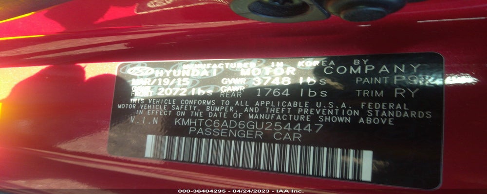 KMHTC6AD6GU254447 2016 HYUNDAI VELOSTER photo no. 9