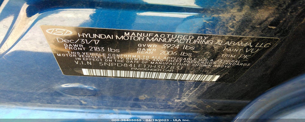 5NPD84LF1JH307831 2018 HYUNDAI ELANTRA photo no. 9