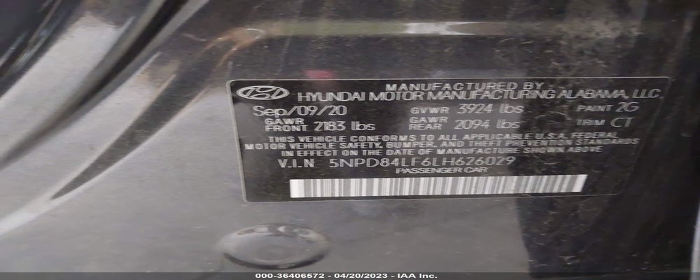 5NPD84LF6LH626029 2020 HYUNDAI ELANTRA photo no. 9