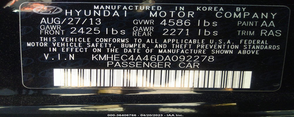 KMHEC4A46DA092278 2013 HYUNDAI SONATA HYBRID photo no. 9