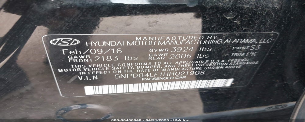 5NPD84LF1HH021908 2017 HYUNDAI ELANTRA photo no. 9