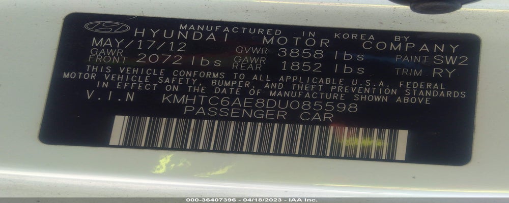 KMHTC6AE8DU085598 2013 HYUNDAI VELOSTER photo no. 9