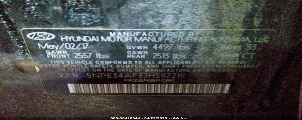 5NPE34AF3JH597219 2018 HYUNDAI SONATA photo no. 9
