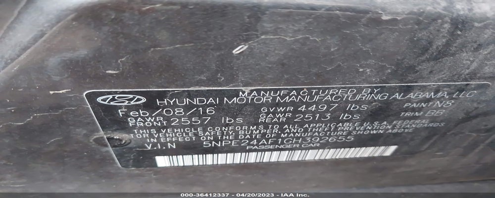 5NPE24AF1GH392655 2016 HYUNDAI SONATA photo no. 9