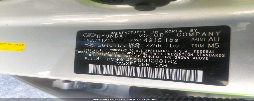 KMHGC4DD8DU248162 2013 HYUNDAI GENESIS photo no. 9