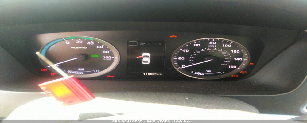 KMHE24L15GA011782 2016 HYUNDAI SONATA HYBRID photo no. 7