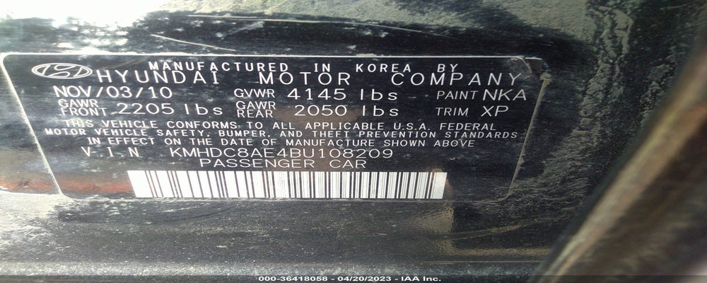 KMHDC8AE4BU108209 2011 HYUNDAI ELANTRA TOURING photo no. 9