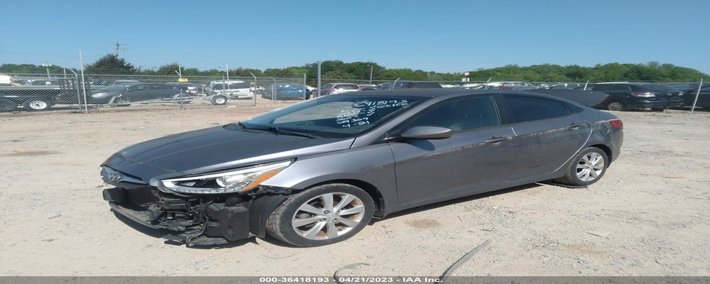 KMHCU4AE4EU737250 2014 HYUNDAI ACCENT photo no. 2