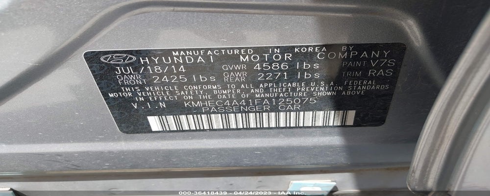 KMHEC4A41FA125075 2015 HYUNDAI SONATA HYBRID photo no. 9