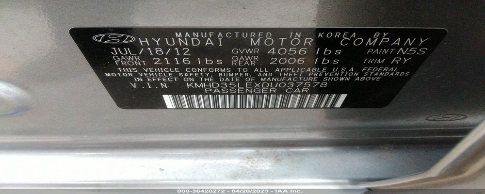 KMHD35LEXDU037578 2013 HYUNDAI ELANTRA GT photo no. 9