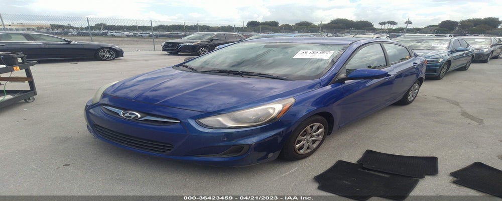 KMHCT4AE2EU677052 2014 HYUNDAI ACCENT photo no. 2