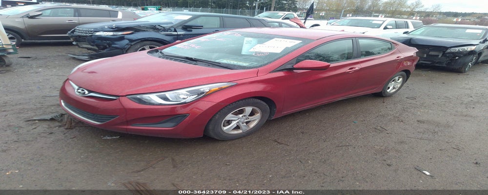 5NPDH4AE1EH543055 2014 HYUNDAI ELANTRA photo no. 2