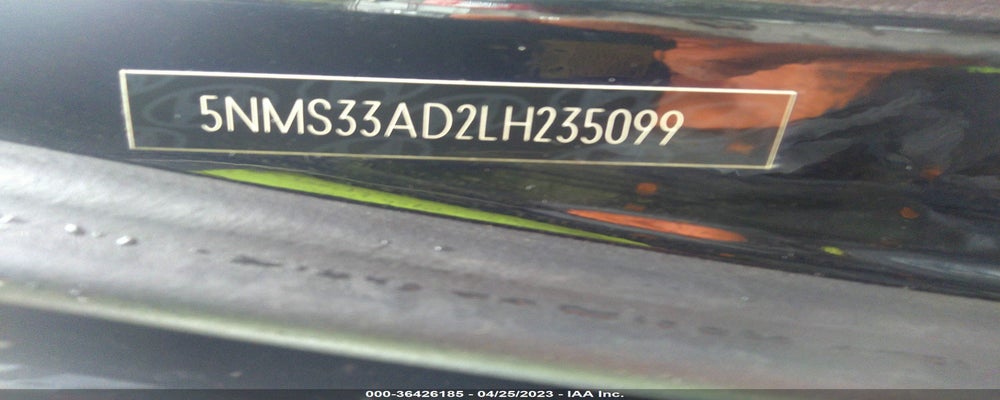 5NMS33AD2LH235099 2020 HYUNDAI SANTA FE photo no. 9