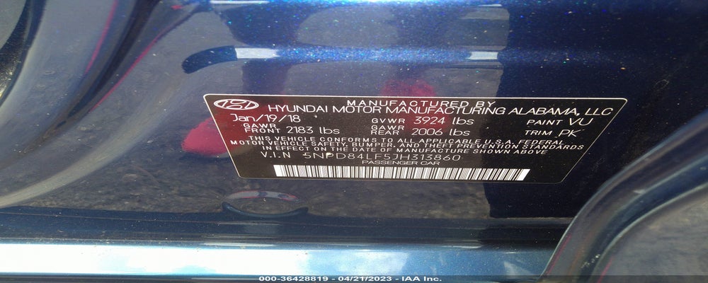 5NPD84LF5JH313860 2018 HYUNDAI ELANTRA photo no. 9
