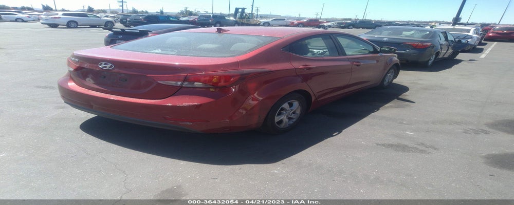 5NPDH4AE2EH463991 2014 HYUNDAI ELANTRA photo no. 4
