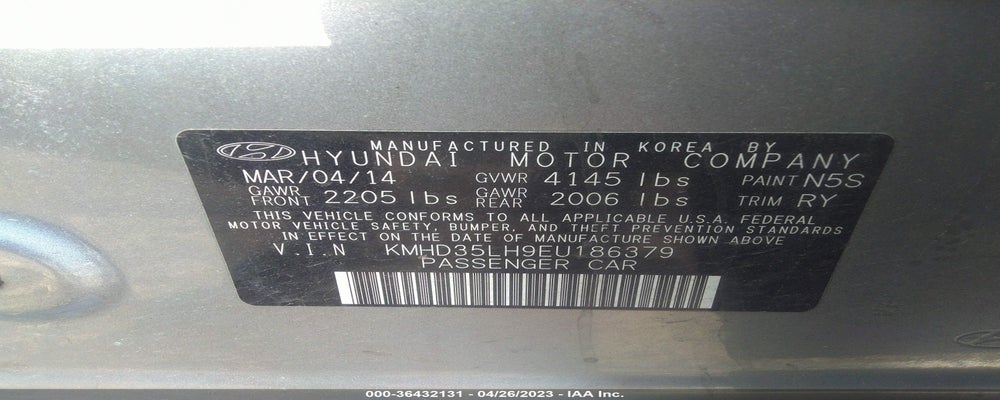 KMHD35LH9EU186379 2014 HYUNDAI ELANTRA GT photo no. 9