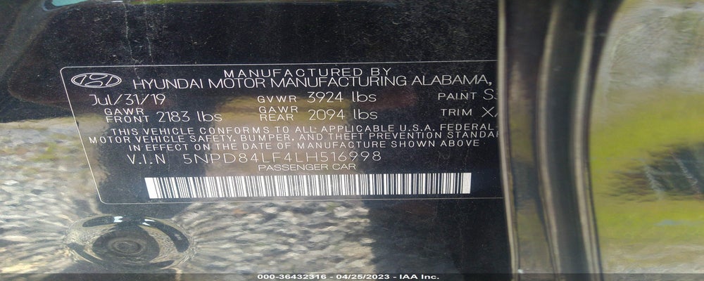 5NPD84LF4LH516998 2020 HYUNDAI ELANTRA photo no. 9