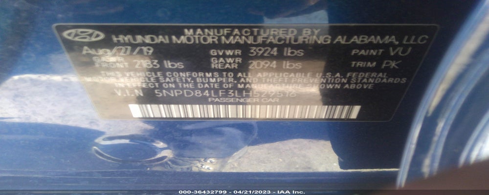5NPD84LF3LH529516 2020 HYUNDAI ELANTRA photo no. 9