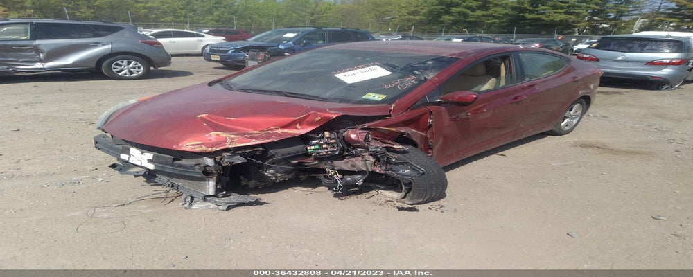 5NPDH4AE8DH368043 2013 HYUNDAI ELANTRA photo no. 2