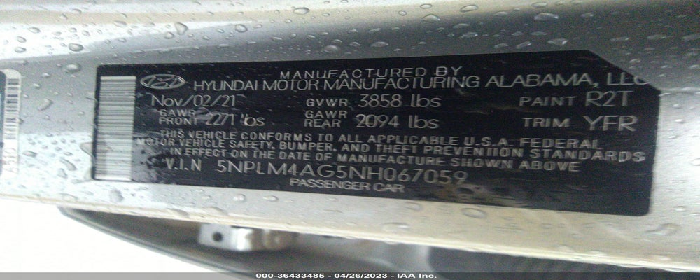 5NPLM4AG5NH067059 2022 HYUNDAI ELANTRA photo no. 9