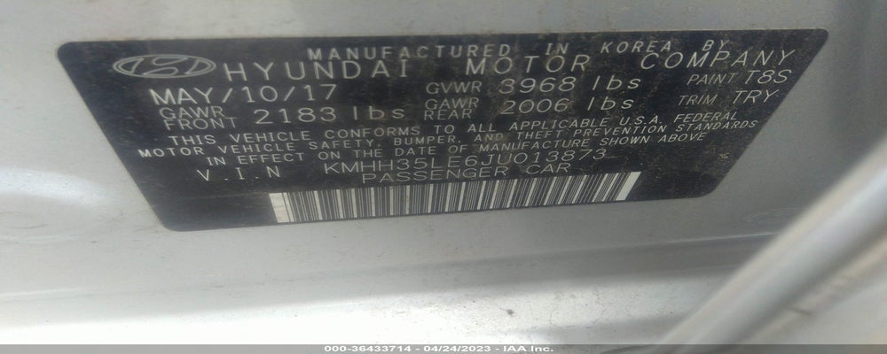 KMHH35LE6JU013873 2018 HYUNDAI ELANTRA GT photo no. 9