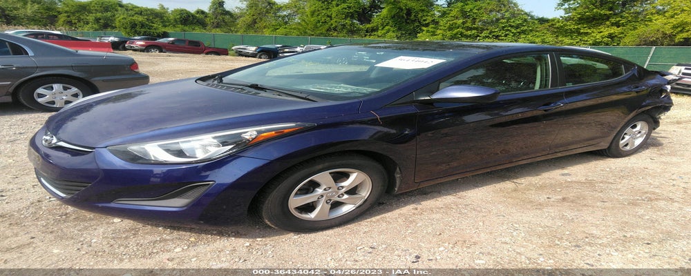 5NPDH4AEXEH529736 2014 HYUNDAI ELANTRA photo no. 2